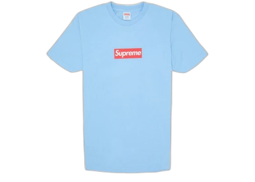Supreme 20th Anniversary Box Logo Tee Light Blue