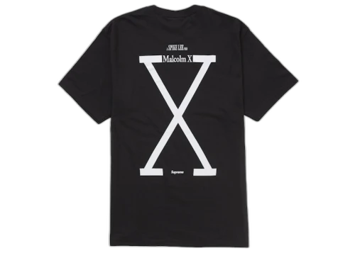 Supreme 40 Acres Malcolm X Tee Black