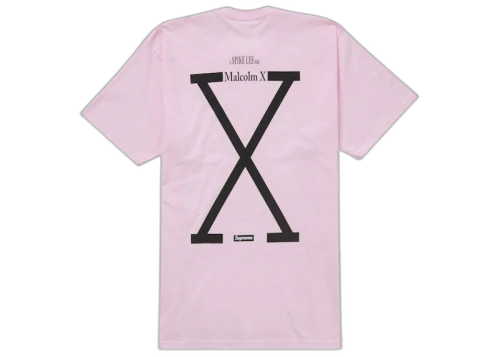 Supreme 40 Acres Malcolm X Tee Pink