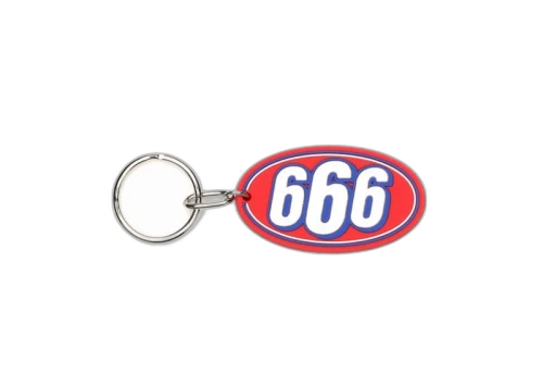 Supreme 666 Keychain Red