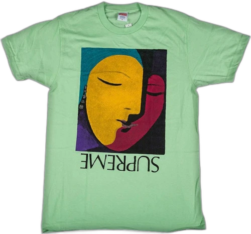 Supreme Abstract Tee Light Green