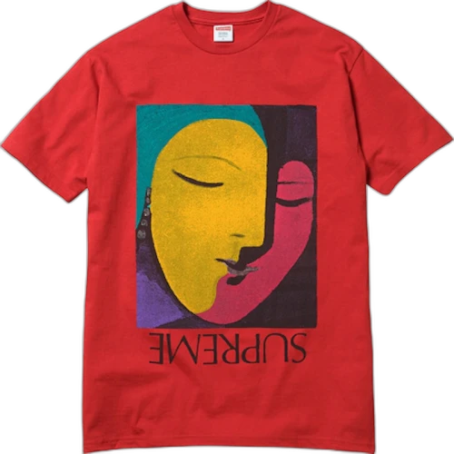 Supreme Abstract Tee Red