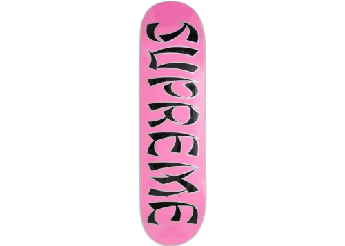Supreme Action Skateboard Deck Pink