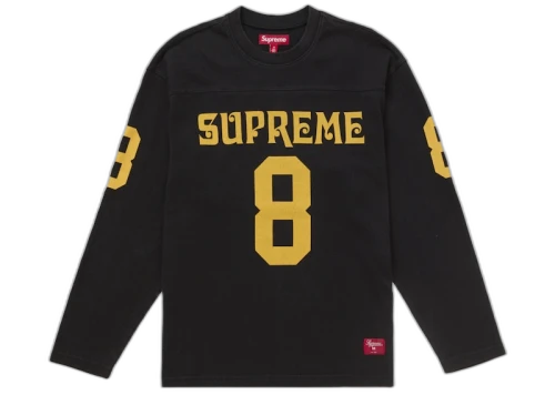 Supreme Affiliated L/S Football Top Black