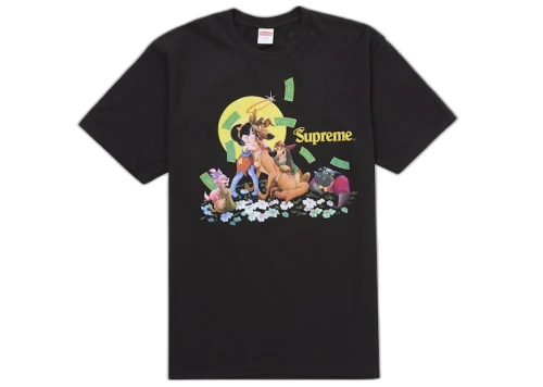 Supreme All Dogs Go To Heaven Tee Black