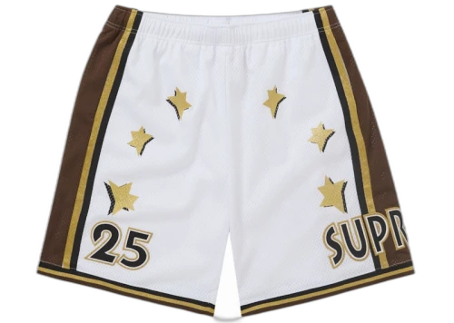 Supreme All Star Basketball Short (SS25) White