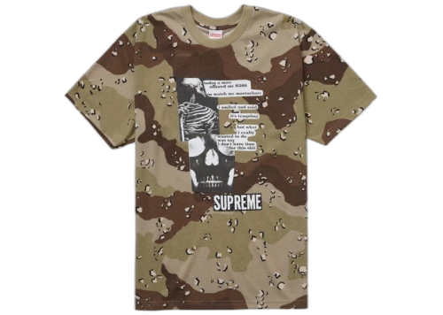Supreme Anatomy Tee Chocolate Chip Camo