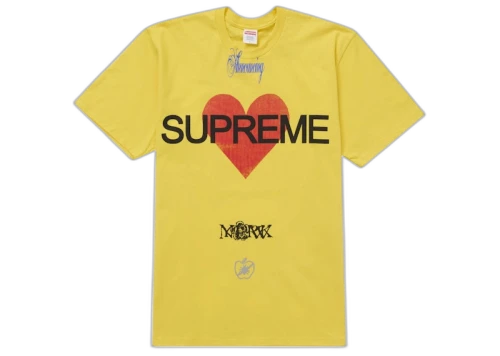 Supreme Announcing Tee Yellow