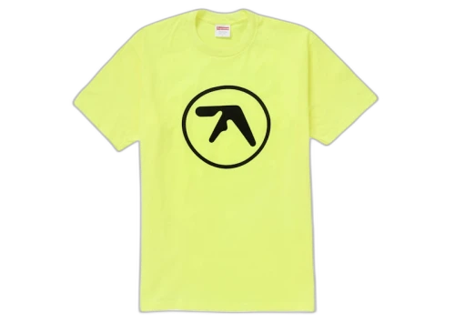 Supreme Aphex Twin Ambient Works Tee Fluorescent Yellow
