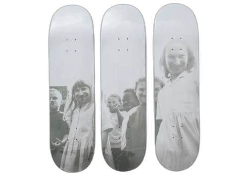 Supreme Aphex Twin Come To Daddy Skateboard Deck Set White