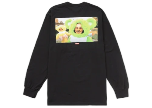 Supreme Aphex Twin Donkey Rhubarb L/S Tee Black