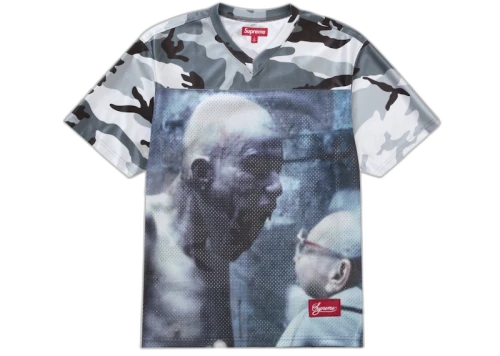 Supreme Aphex Twin Football Jersey Snow Camo