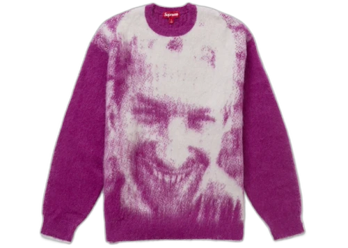 Supreme Aphex Twin Mohair Sweater Fuchsia