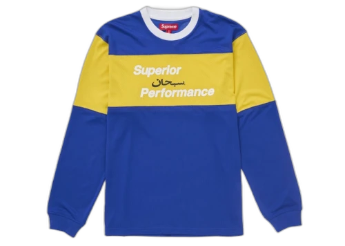 Supreme Arabic Mesh L/S Top Royal