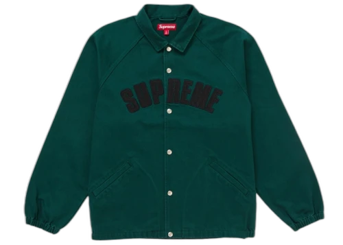 Supreme Arc Denim Coaches Jacket (SS25) Green