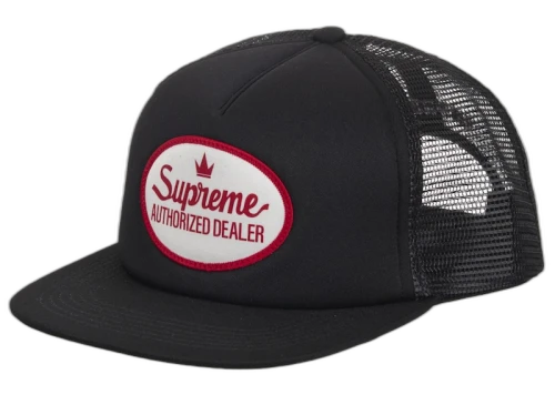 Supreme Authorized Mesh Back 5-Panel (SS25) Black