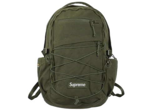 Supreme Logo Backpack (SS25) Olive