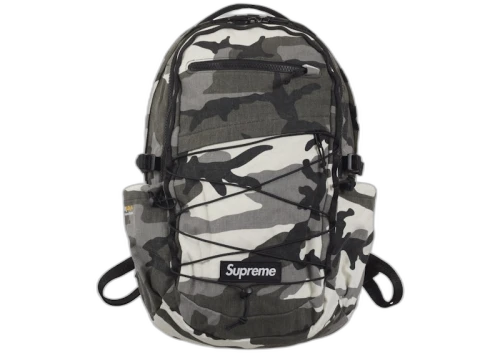 Supreme Logo Backpack (SS25) Snow Camo