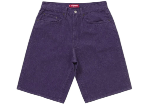 Supreme Baggy Denim Short (SS25) Purple