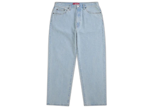 Supreme Baggy Jean (SS25) Light Washed Indigo