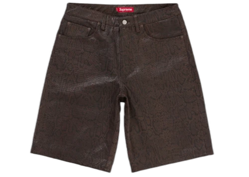 Supreme Baggy Leather Short (SS25) Brown