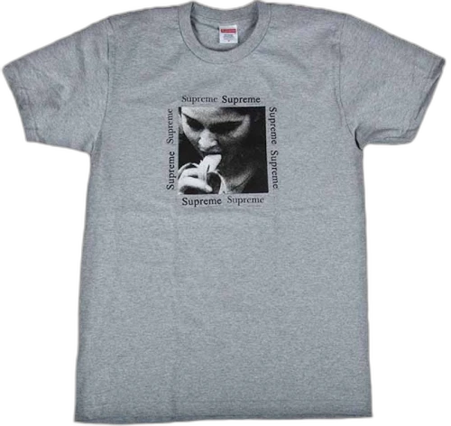 Supreme Banana Tee Heather Grey