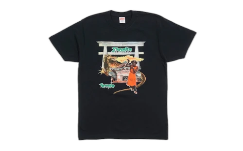 Supreme Barrington Levy Jah Life Shaolin Temple Tee Black