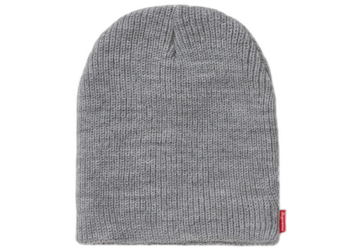 Supreme Basic Beanie (FW19) Heather Grey