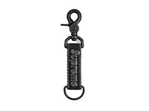 Supreme b.b Simon Denim Keychain Black/Black