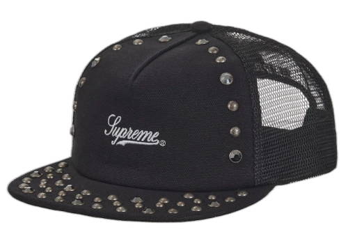 Supreme b.b. Simon Studded Mesh Back 5-Panel Black
