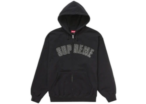 Supreme b.b. Simon Zip Up Hooded Sweatshirt Black