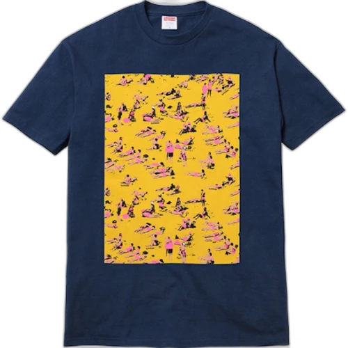 Supreme Beach Tee Navy