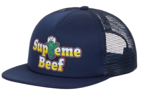 Supreme Beef Mesh Back 5-Panel Navy