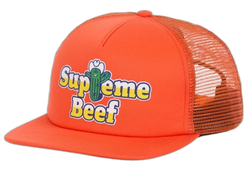 Supreme Beef Mesh Back 5-Panel Orange