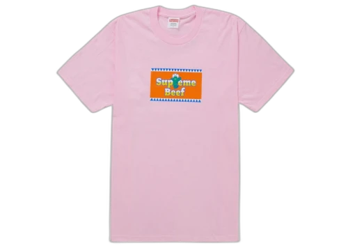 Supreme Beef Tee Light Pink