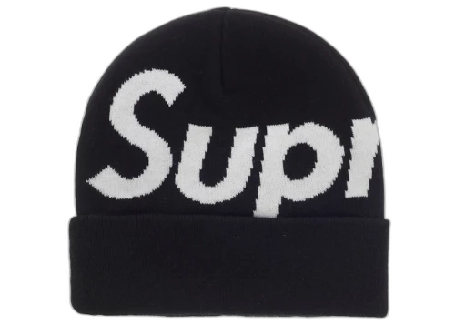 Supreme Big Logo Beanie (FW25) Black