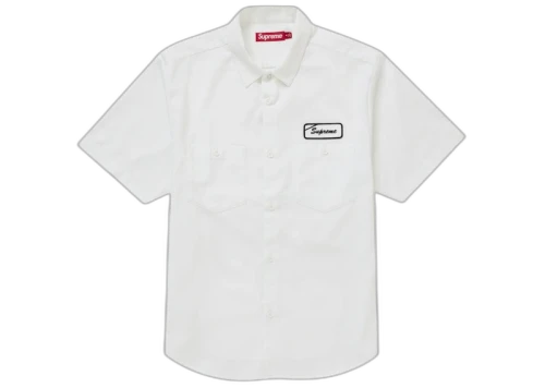 Supreme Bitch S/S Work Shirt White