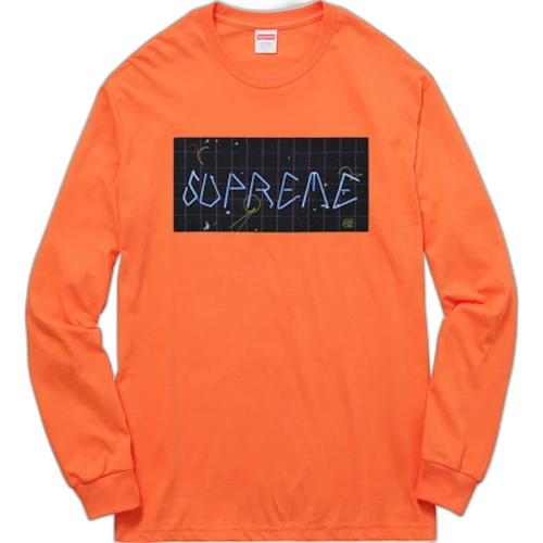 Supreme Blade Grid LS Tee Orange
