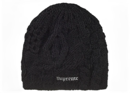 Supreme Block Knit Beanie Black