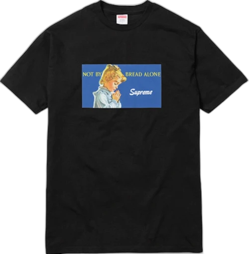 Supreme Bread Alone Tee Black