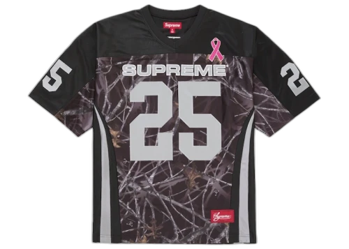 Supreme Breast Cancer Awareness Football Jersey Black