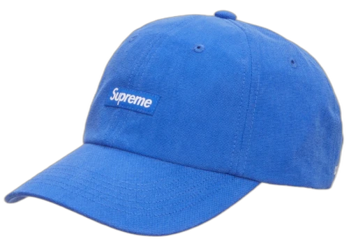 Supreme Brushed Cordura Small Box 6-Panel Royal