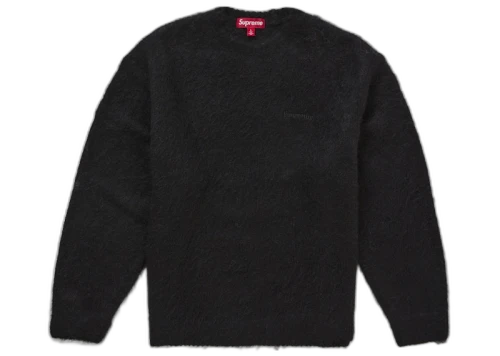 Supreme Brushed Mohair Sweater Black