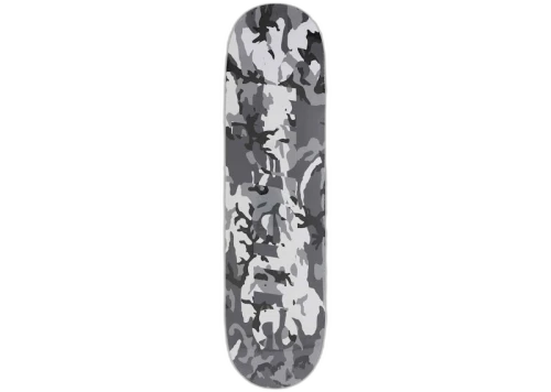 Supreme Camo Ripstop Skateboard Deck Snow Camo