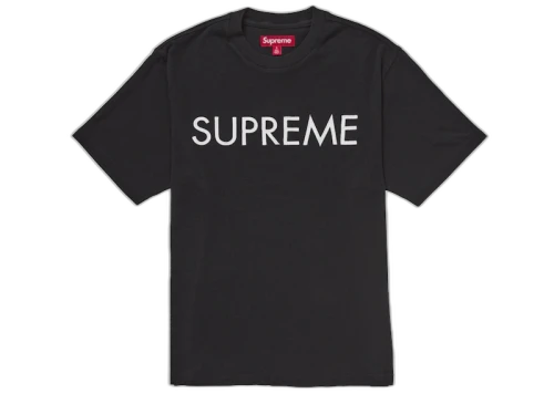 Supreme Capital S/S Top Black