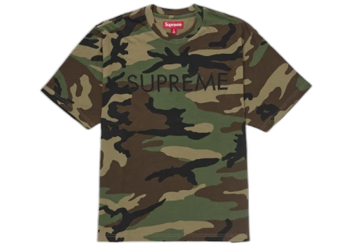 Supreme Capital S/S Top Woodland Camo