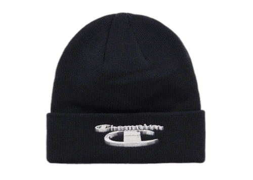 Supreme Champion 3D Metallic Beanie Navy