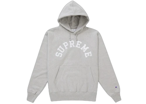 Supreme Champion Hooded Sweatshirt (SS25) Heather Grey