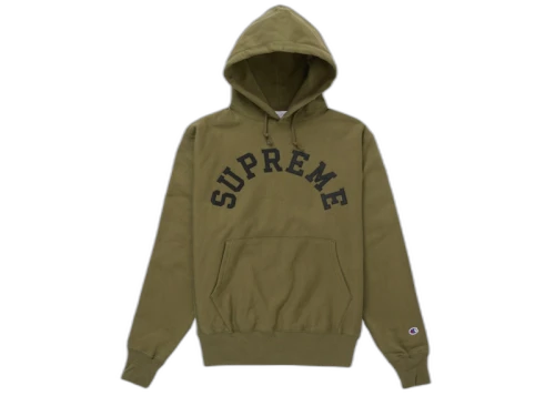 Supreme Champion Hooded Sweatshirt (SS25) Olive