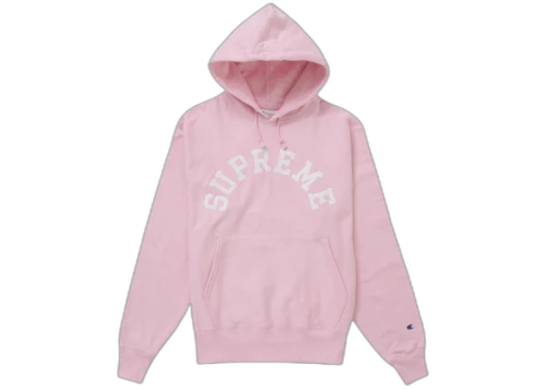 Supreme Champion Hooded Sweatshirt (SS25) Pink